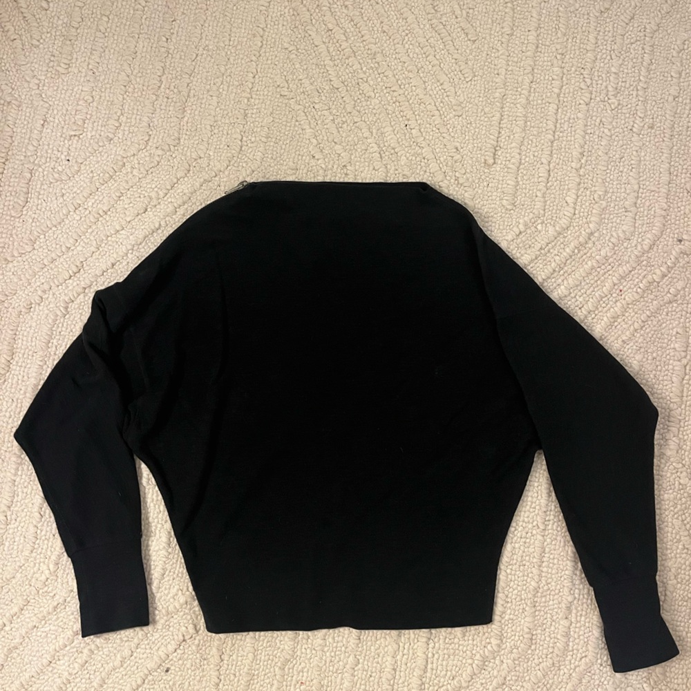 Free People Black Sweater Top women’s size S